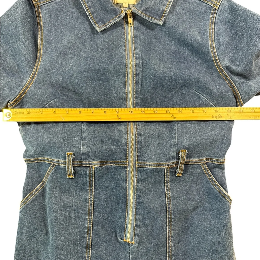 Velvet Heart‎ Blue Denim Jumpsuit